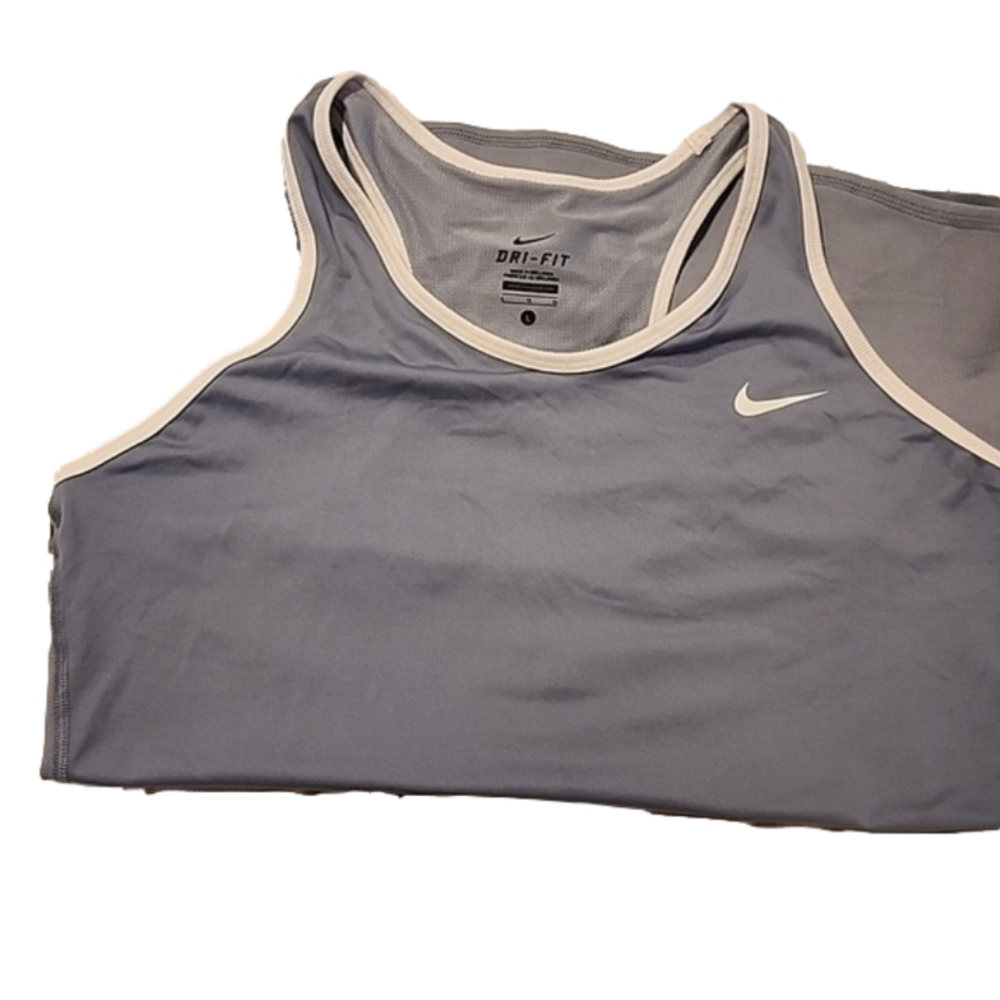 Nike dry fit racer back ladies tank mesh back large